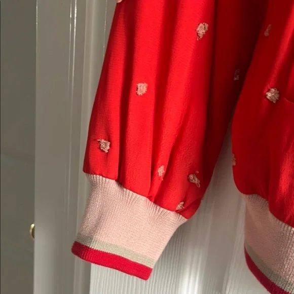 Embroidered Red Jacket - Picture 4 of 6